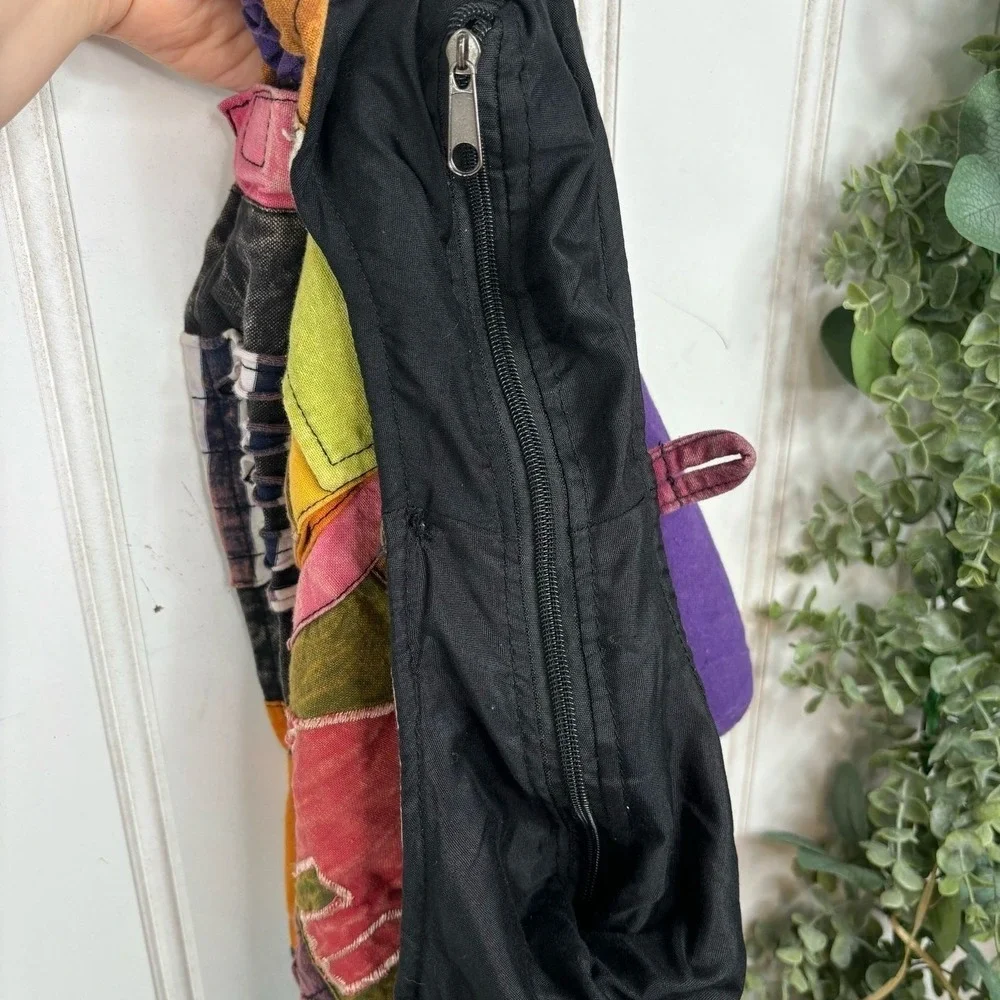 Boho Hippie Hobo Shoulder Bag Patchwork Elephant Crossbody Earthy Indie Festival